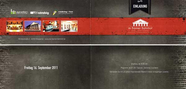 Einladung zum Event am 16.9.2011