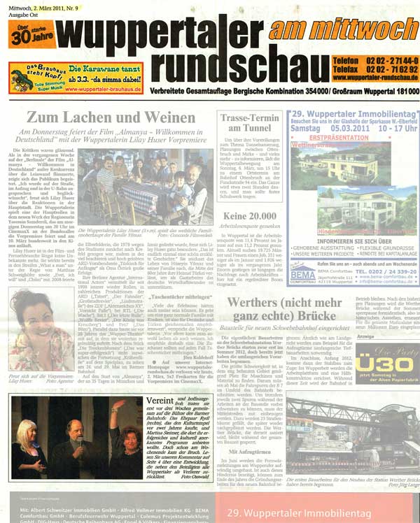 Wuppertaler Rundschau, 2.3.2011