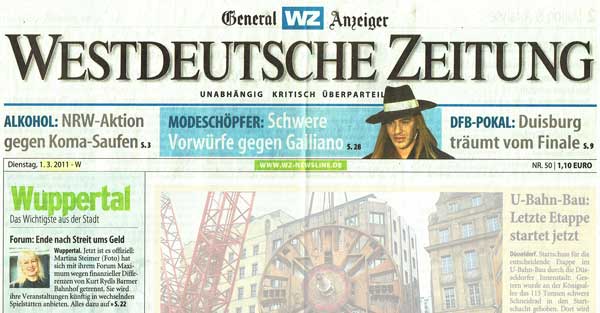Wuppertaler Zeitung, 1.3.2011