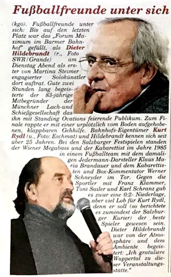 Wuppertaler Zeitung, 12.2.2011