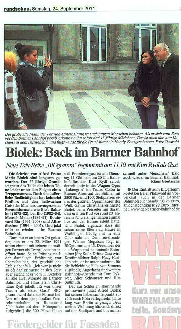 Rundschau, 24.9.2011